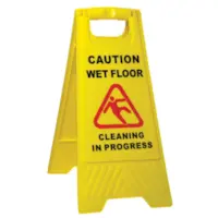 Cleanmax™ Caution Wet Floor A Frame Sign Yellow Each
