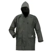 PVC Zipped Jacket Green 3XL Each