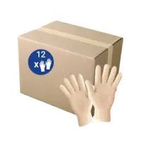 Poly Cotton Gloves Large Pack 12