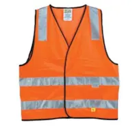 Safety Vest Night Use Orange XL Each