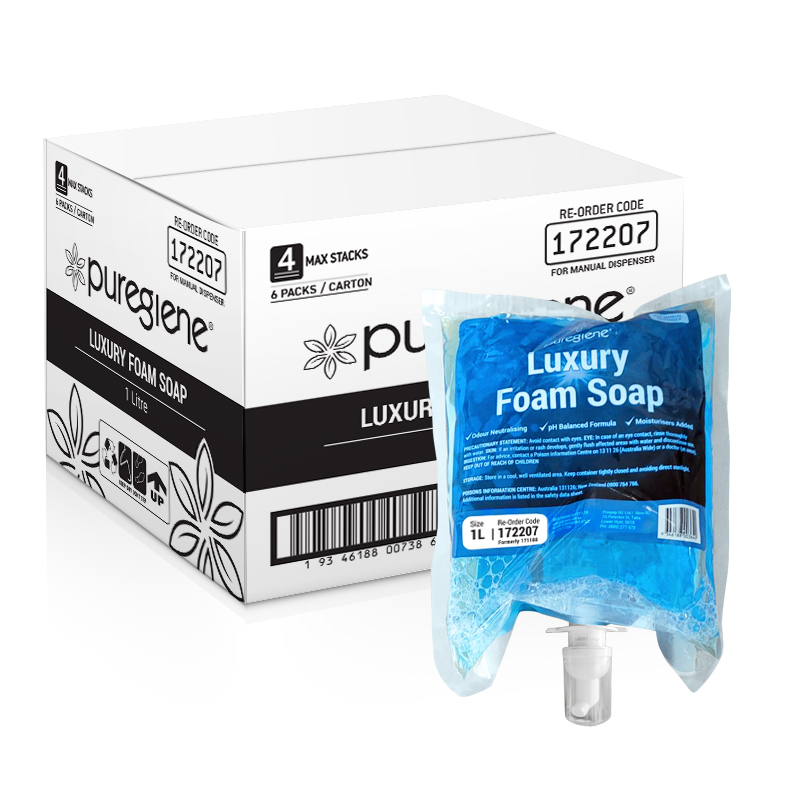 Puregiene Puregiene® Luxury Foam Soap Refill 1L Carton 6 (Replaces 171188)