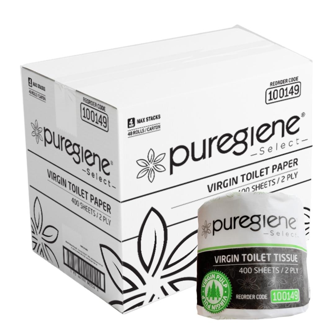 Puregiene Puregiene® Toilet Tissue Select 2 Ply 400 Sheet Carton 48