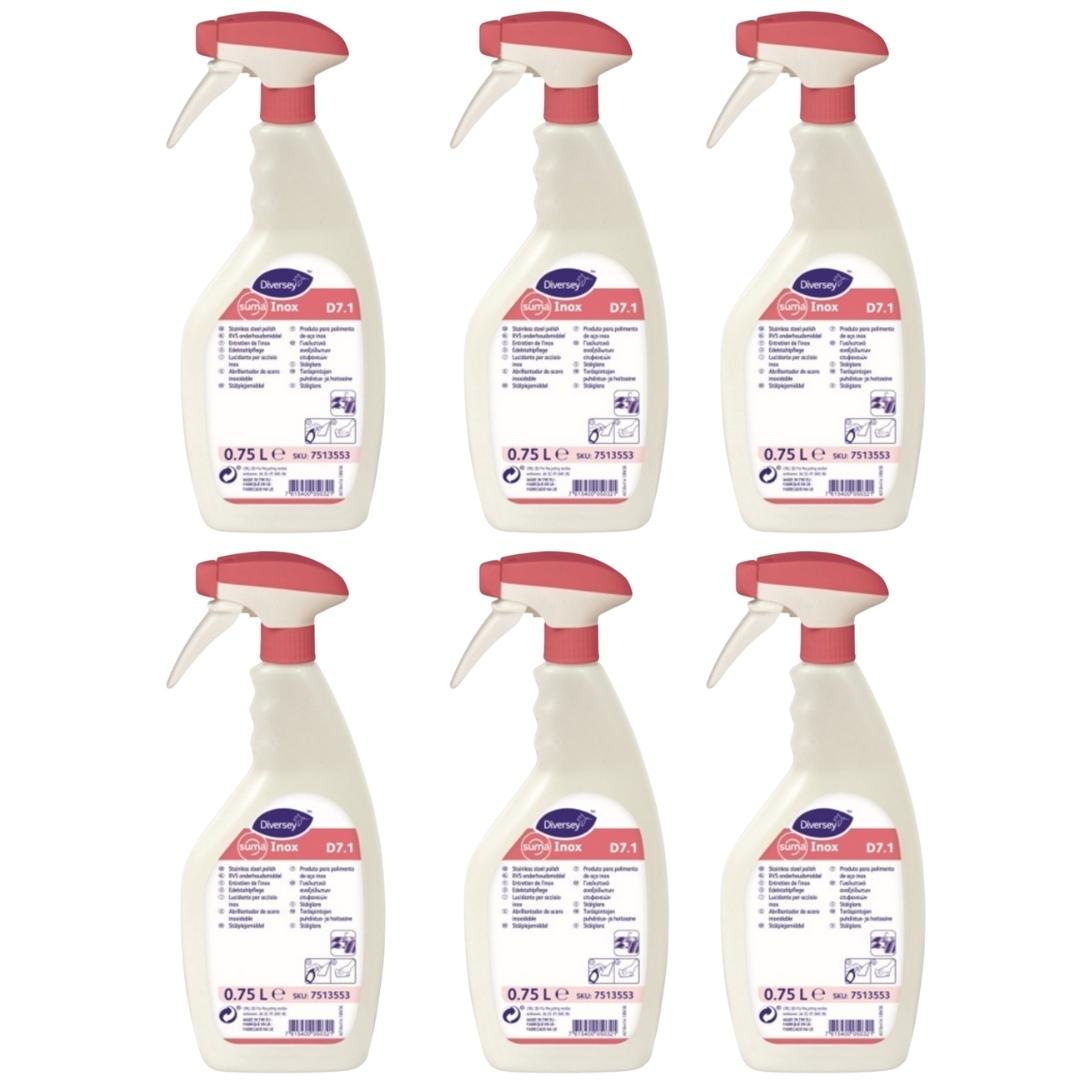 Diversey Suma Inox D7 - 32 oz - 6 Pack main image 1