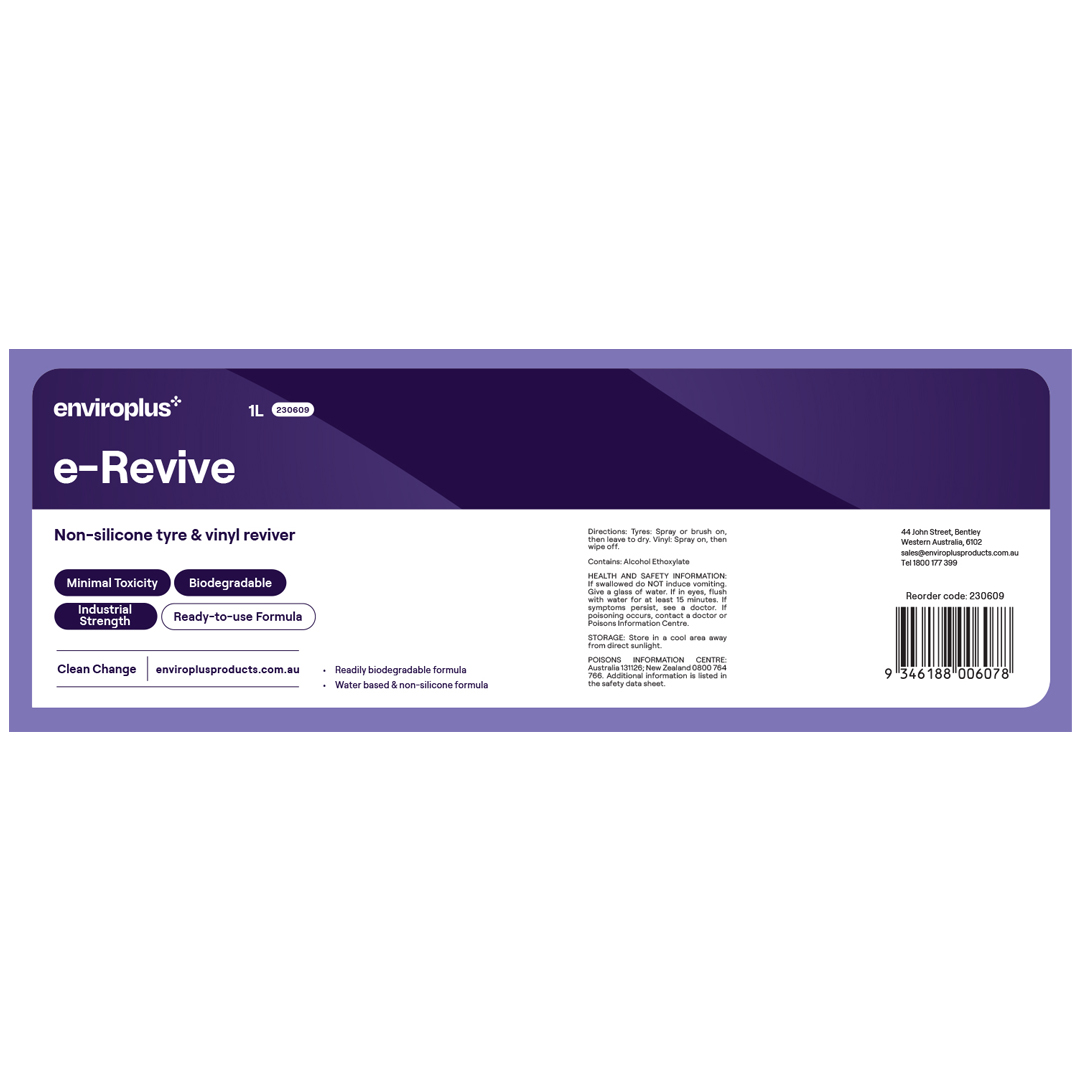 Revive Labels Enviroplus e-Revive Spray Bottle Label 1L Each