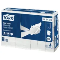 Tork Xpress 148430 Advanced Slimline Multifold Towels 24x21cm White 3885/ctn 25 cases