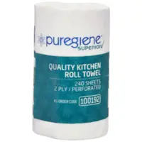 Puregiene Kitchen Roll Towel Superior 240 Sheet Carton 12