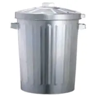 Oates Bin Set Galvanised 55L Each