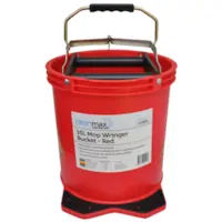 Cleanmax Mop Wringer Bucket Contractor Red 16L Each