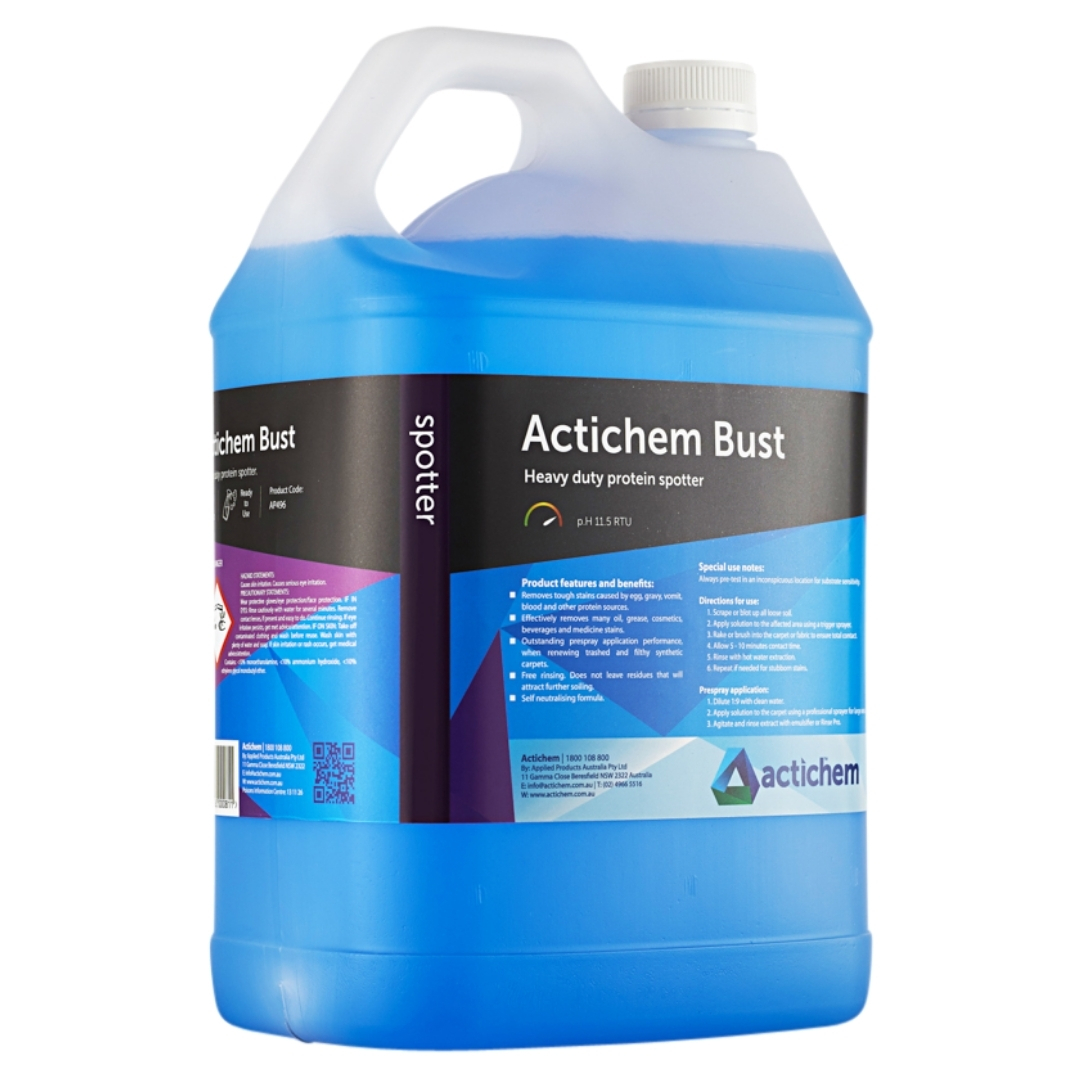 Actichem Protein Stain Remover Bust 5L Each (Originally Breakaway)