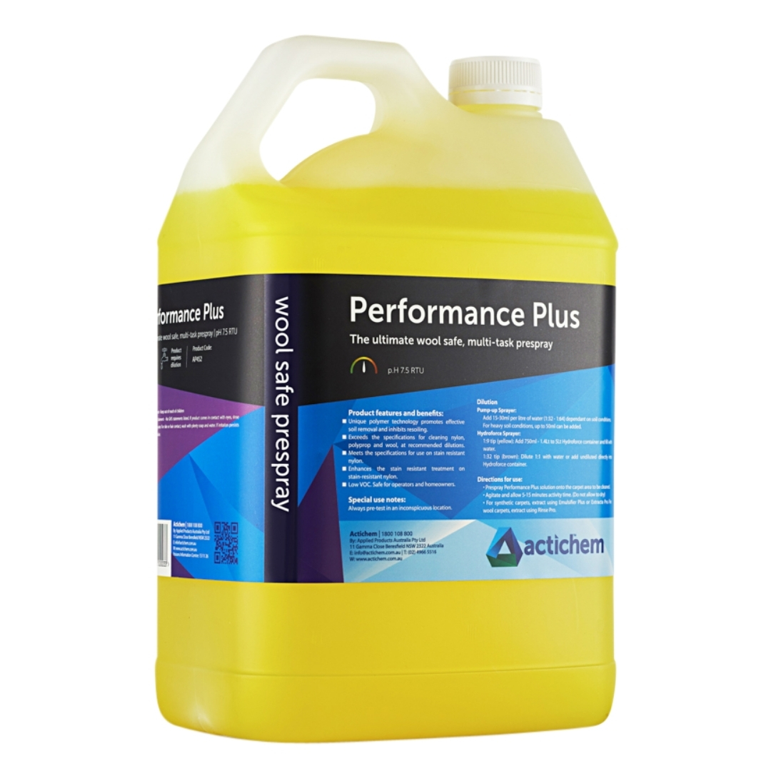 Actichem Carpet Prespray Performance Plus 5L Each