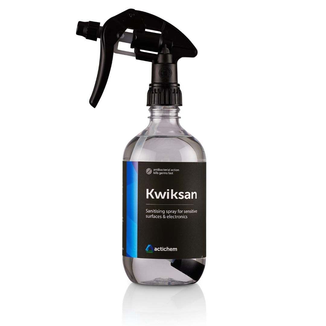 Actichem Surface Sanitiser Spray Kwiksan 500ml Each